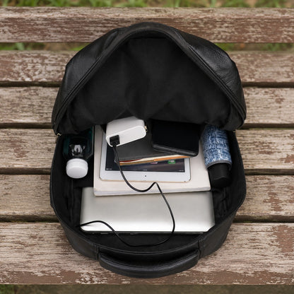 SLEEK LEATHER LAPTOP BAG