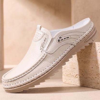 SLIP ON LEATHER CLOG