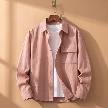 Snap Front Shirt in Pink