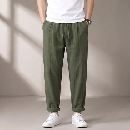 SOFT WEAVE TROUSERS