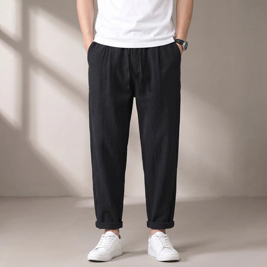 SOFT WEAVE TROUSERS