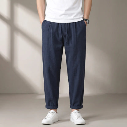 SOFT WEAVE TROUSERS