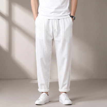 SOFT WEAVE TROUSERS