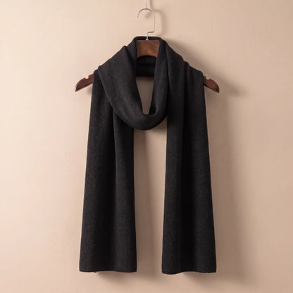 Soft Knit Scarf in Black