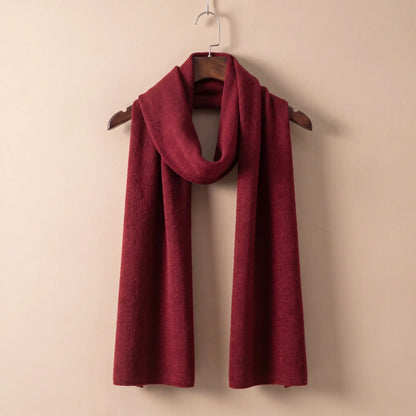 Soft Knit Scarf in Red