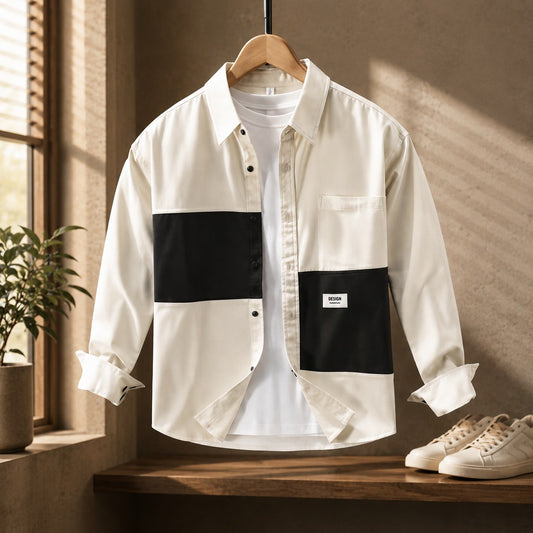 SPLIT PANEL WORKWEAR SHIRT