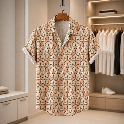 SQUADRON PRINT RESORT SHIRT