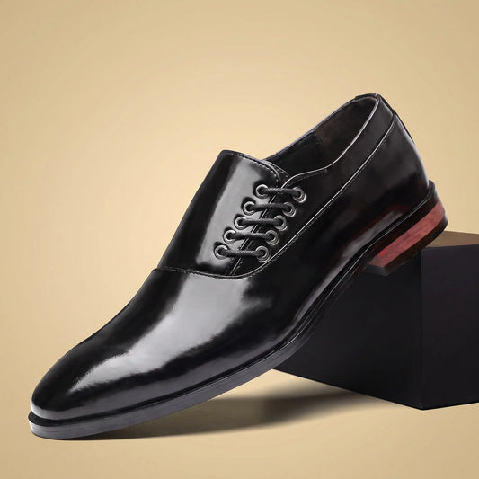 SQUARE TOE OXFORD SHOES