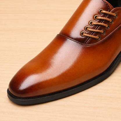 SQUARE TOE OXFORD SHOES