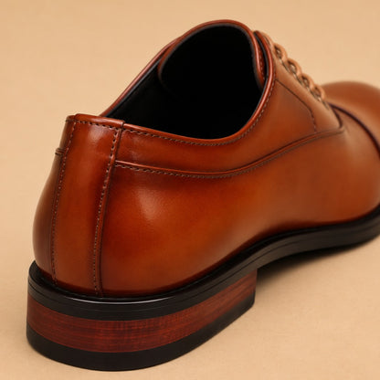 SQUARE TOE OXFORD SHOES