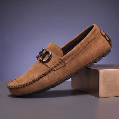 STEADY GRIP BUCKLE LOAFERS