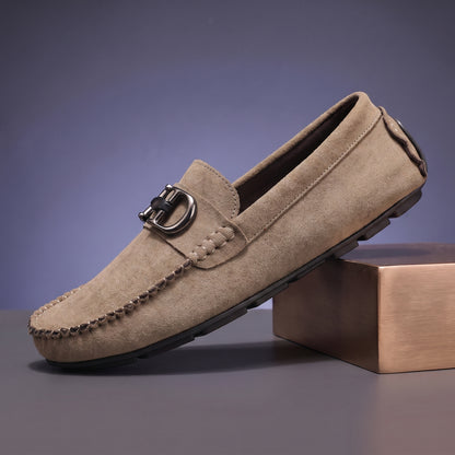 STEADY GRIP BUCKLE LOAFERS