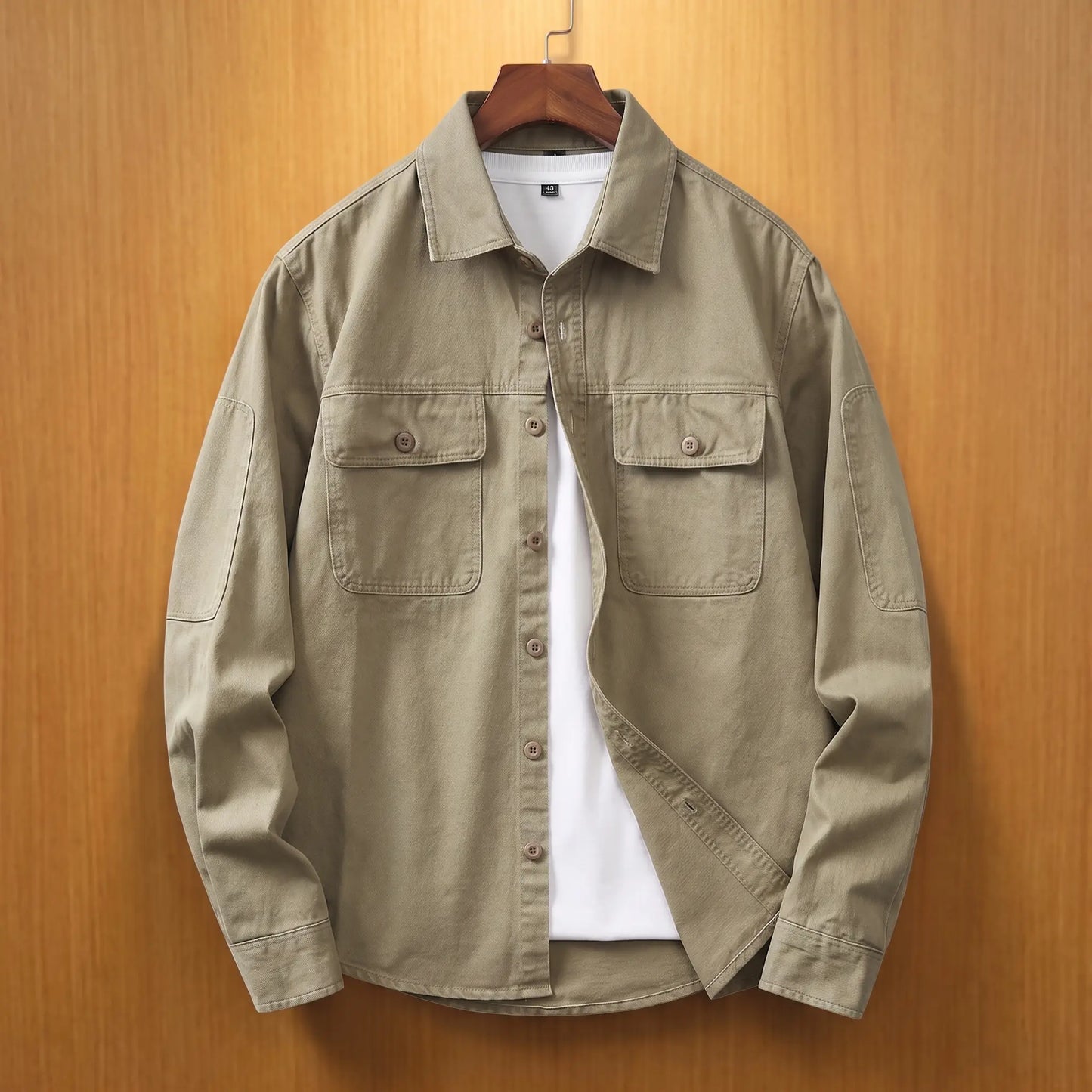 STONEWASH COTTON SHIRT