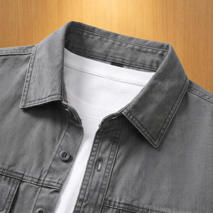STONEWASH COTTON SHIRT