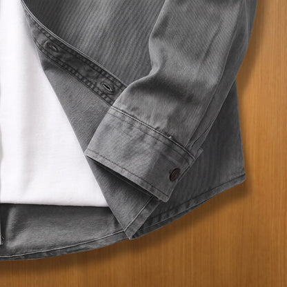 STONEWASH COTTON SHIRT