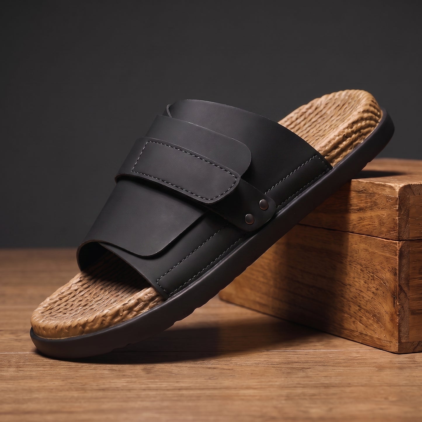 STRAPPED SUMMER FIT SLIDE