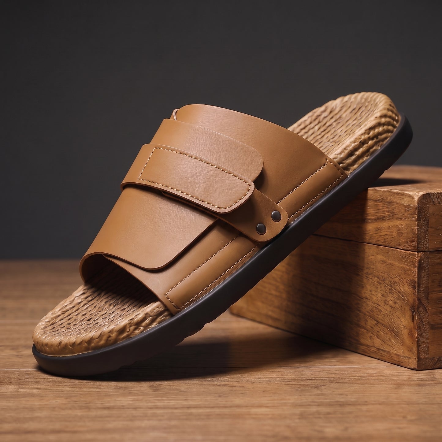 STRAPPED SUMMER FIT SLIDE