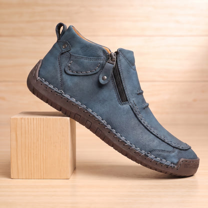STURDY STITCHED ZIP BOOTS