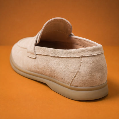 SUEDE SLIP ON LOAFER