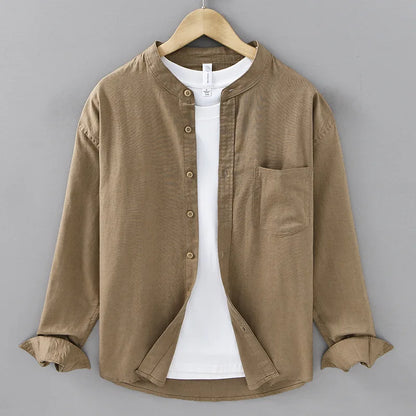 Kaito Minimalist Linen Shirt