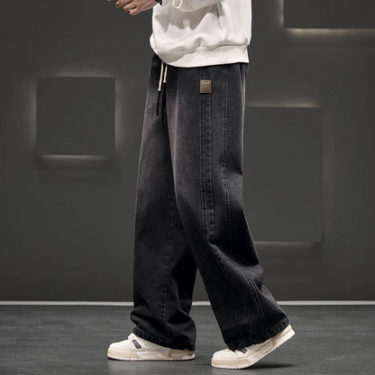 Urban Wide-Leg Denim Pants