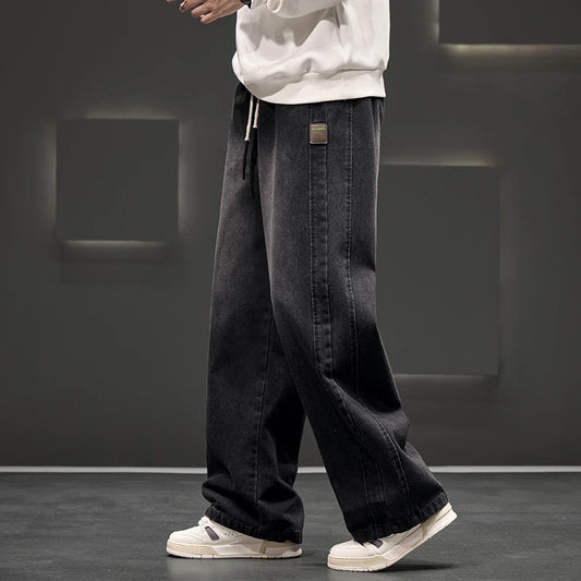 Urban Wide-Leg Denim Pants