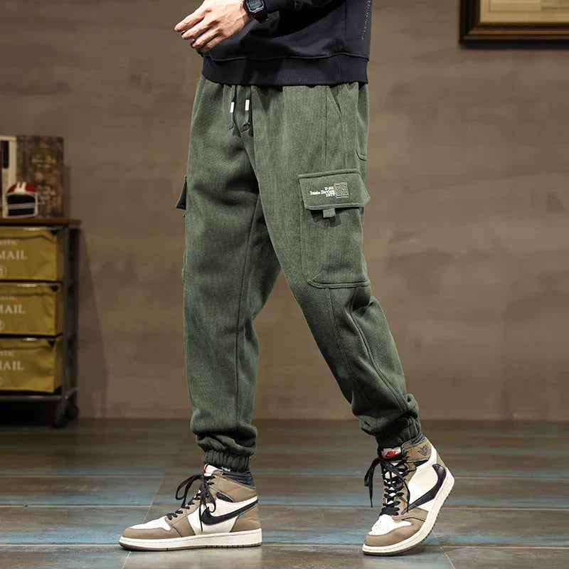 Carvallo Corduroy Cargo Joggers