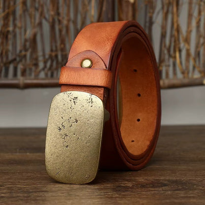 Classic Cowhide Belt