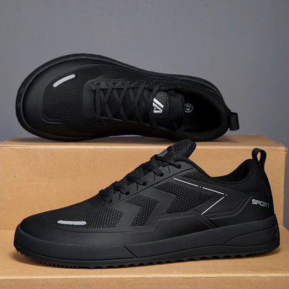 WIDE TOE KNIT SNEAKERS