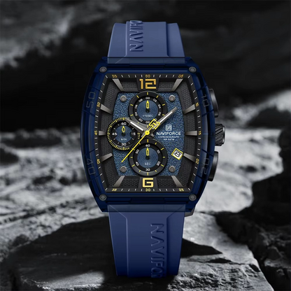 Chrono-Active Silicone Strap Watch