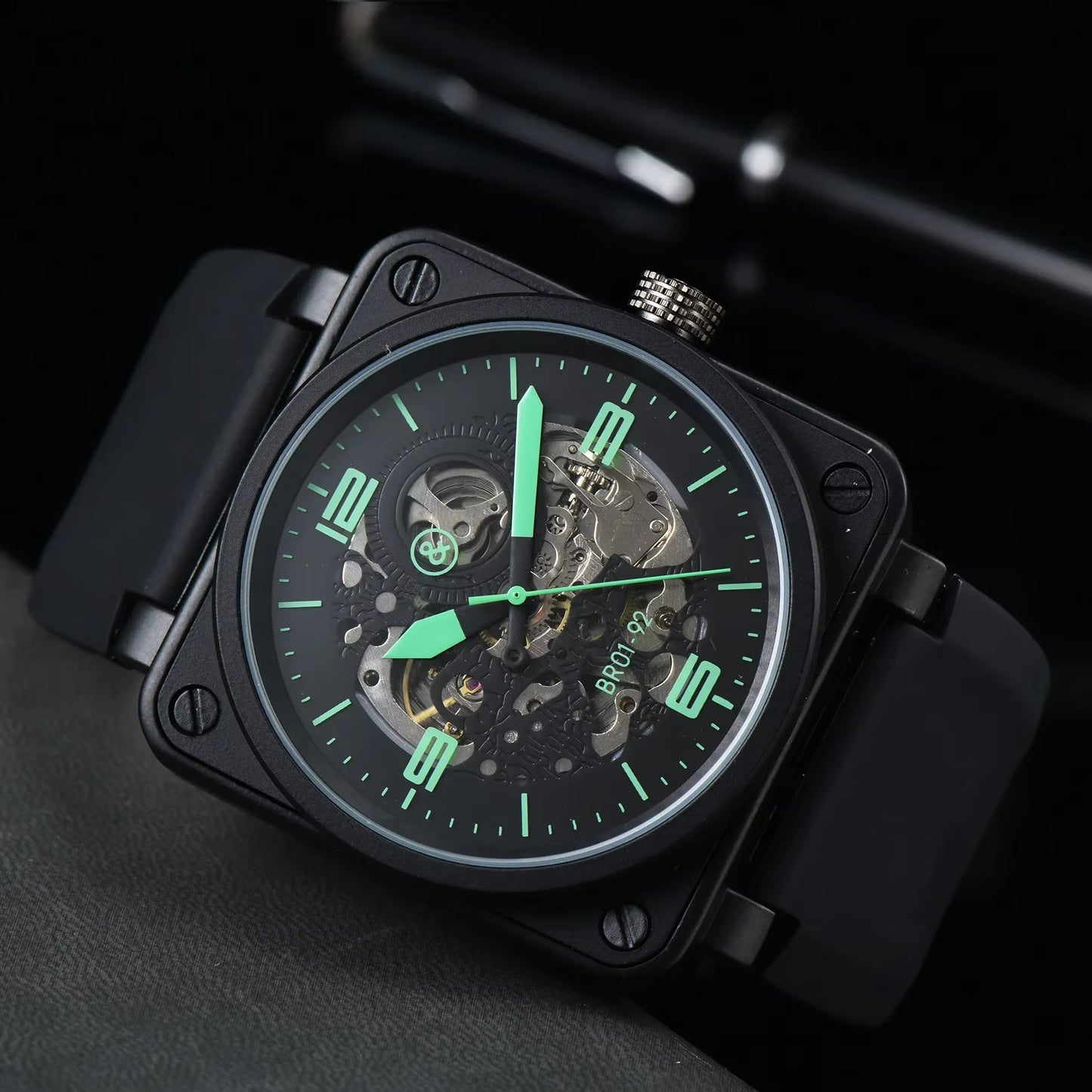 HOLLOW DIAL MECHANICAL WATCH