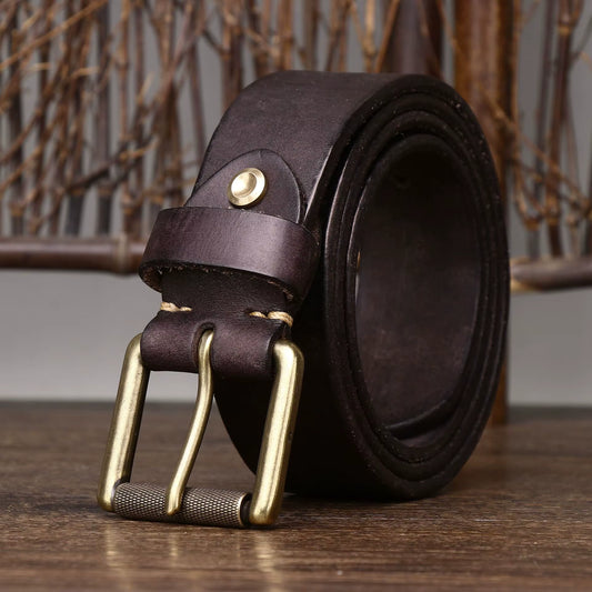 THICK COWHIDE BELT