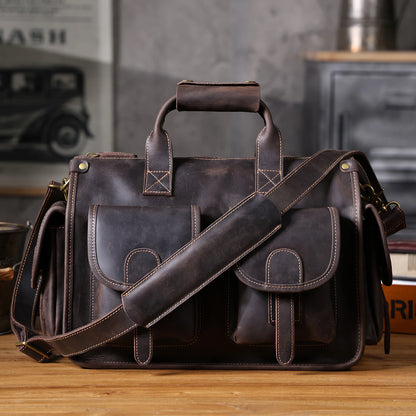 Marco Leather Workman Messenger