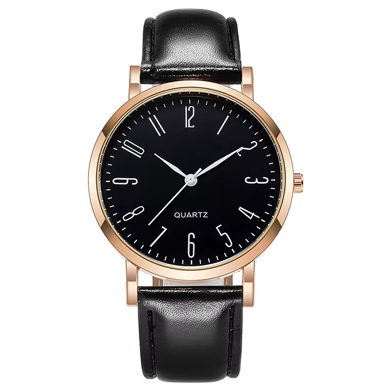 Vintage Leather Military Quartz Watch
