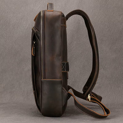 LEATHER TRAVEL BACKPACK