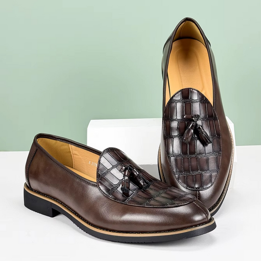 British Style Tassel Leather Loafers