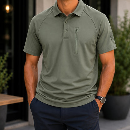 TACTICAL ZIP POCKET POLO