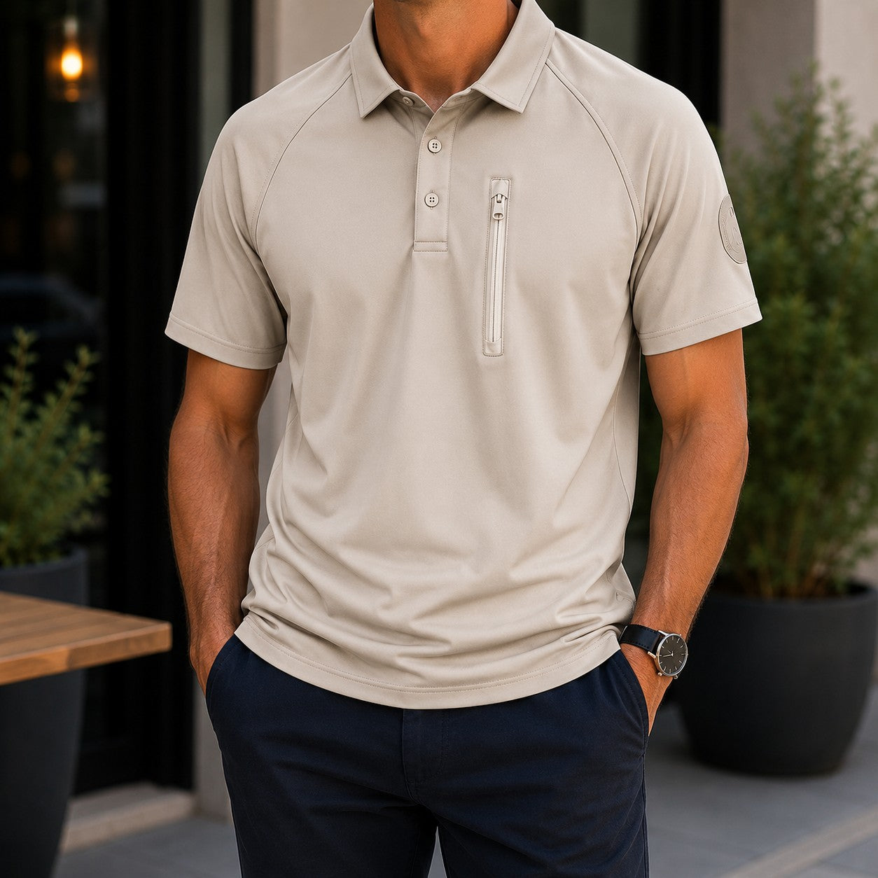 TACTICAL ZIP POCKET POLO