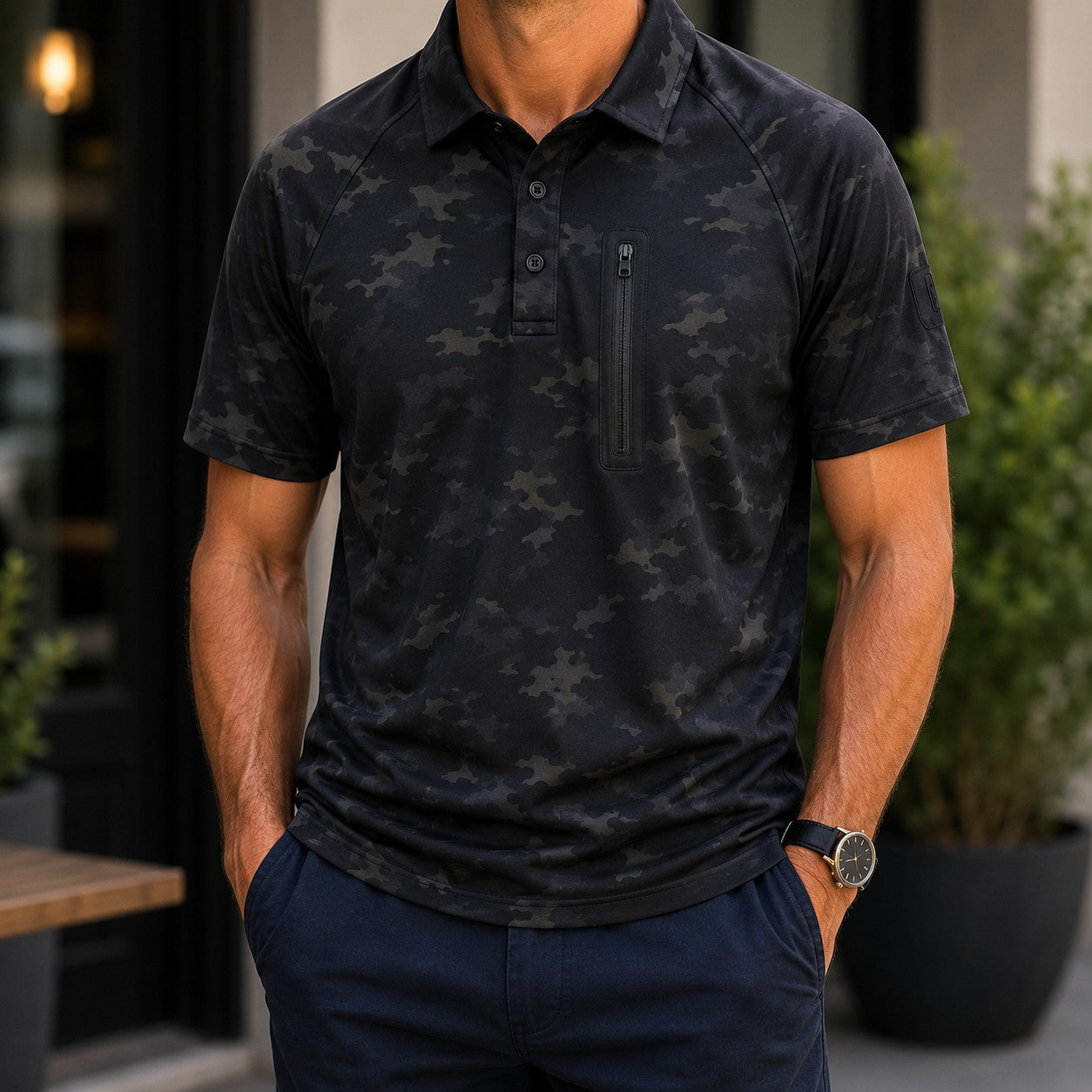 TACTICAL ZIP POCKET POLO