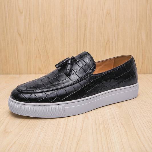 TASSEL FRONT LOAFERS