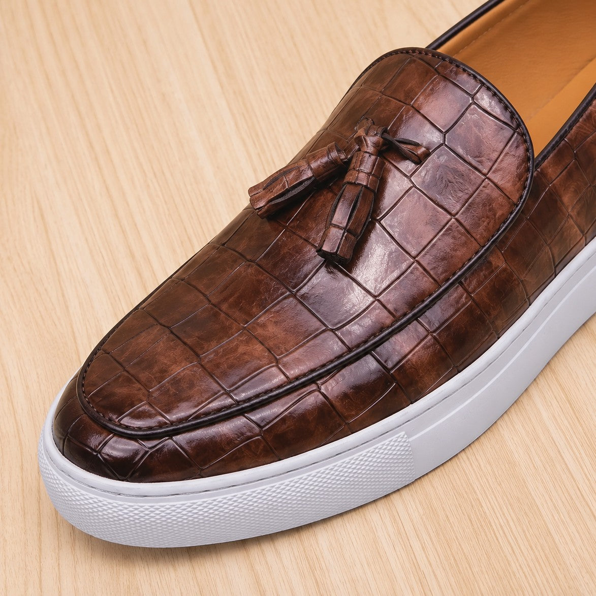TASSEL FRONT LOAFERS
