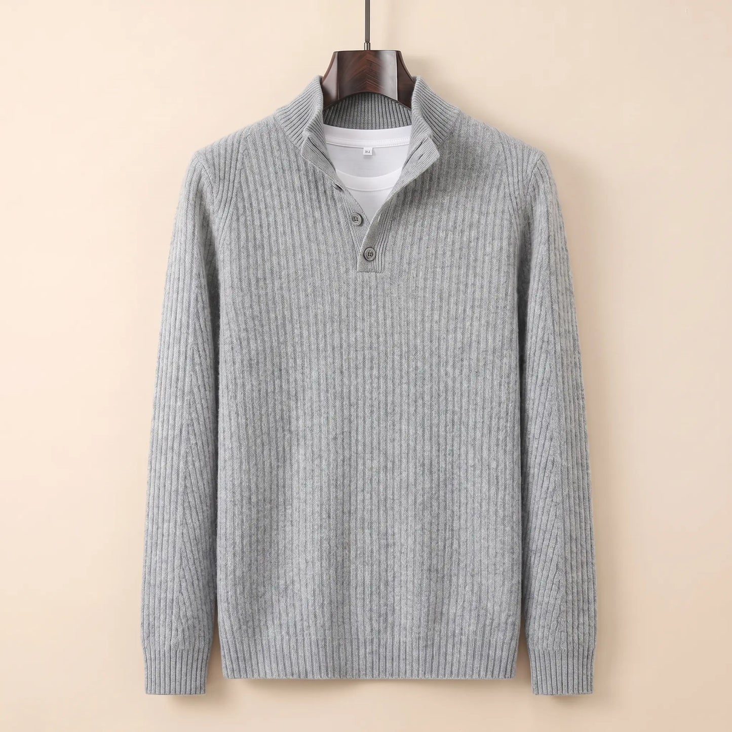 THICK KNIT CASHMERE SWEATER