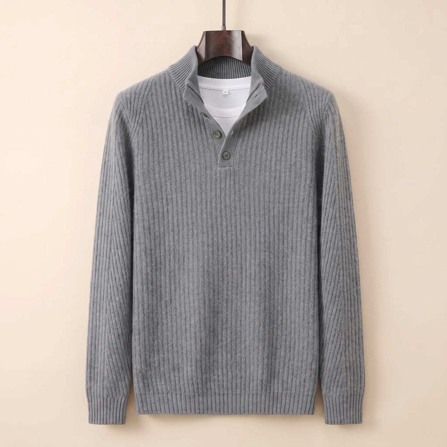 THICK KNIT CASHMERE SWEATER