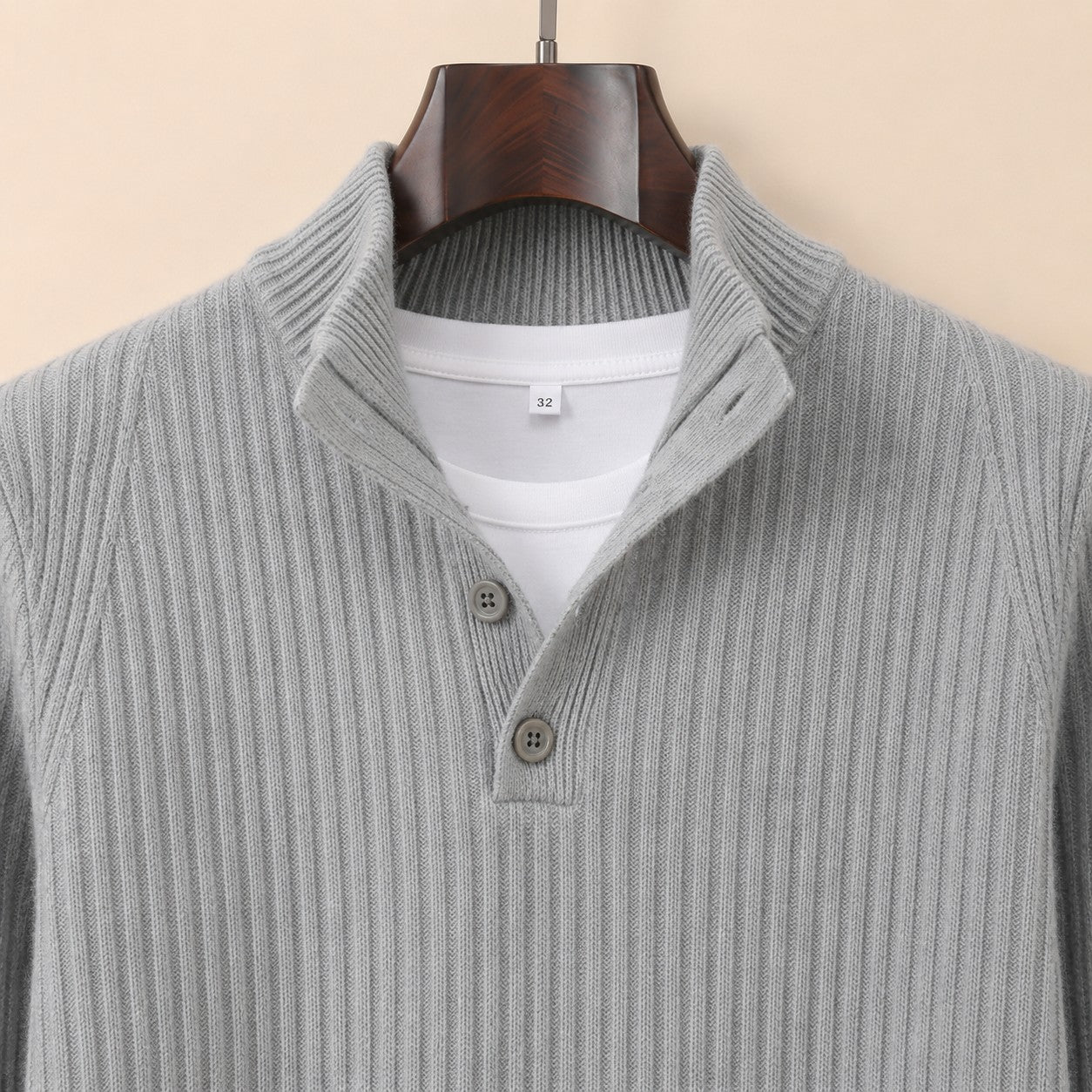 THICK KNIT CASHMERE SWEATER