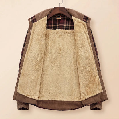 THICK PLAID WINTER JACKET