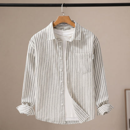 THIN STRIPE COTTON SHIRT