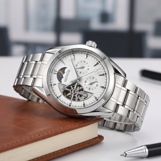 TOURBILLON STEEL EXECUTIVE WATCH