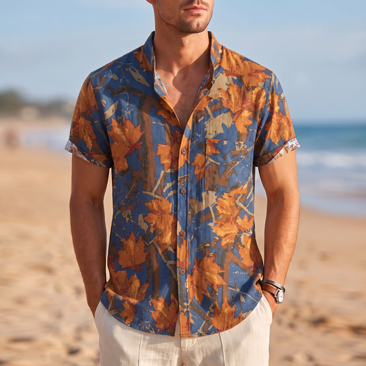 TRIBAL PATTERN SUMMER SHIRT