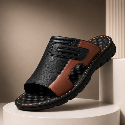 TWO TONE SLIP ON SLIDES