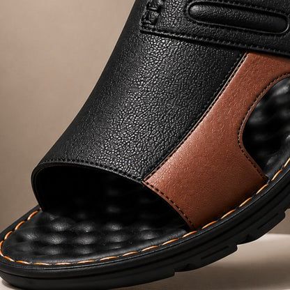 TWO TONE SLIP ON SLIDES